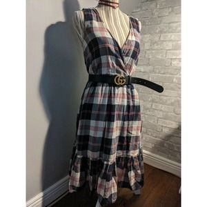 Anthropologie Dickens Plaid Dress SZ S